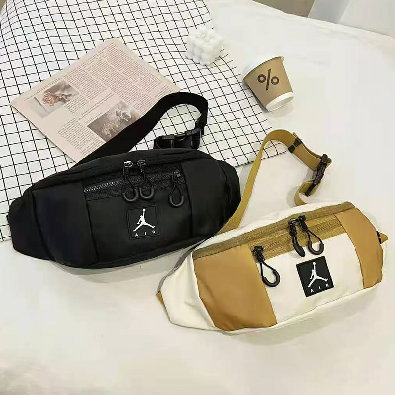 Jordan耐克情侣腰包胸包挎包
