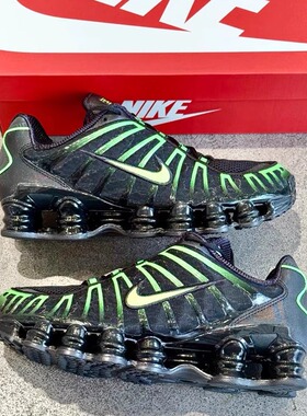 25新款耐克跑步鞋男子Shox TL气柱缓震复古运动休闲鞋AV3595