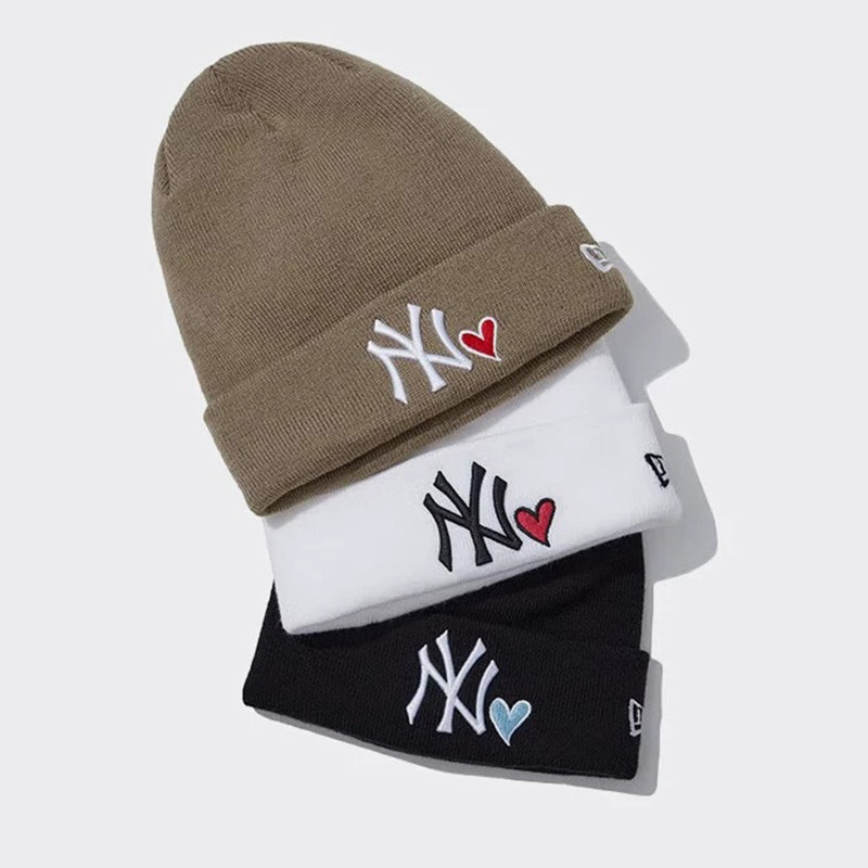 NewEra纽亦华MLB情侣毛线帽男女NY爱心刺绣保暖针织帽12873060,运动包/户外包/配件,运动帽,淘宝优惠券,粉丝福利购,淘宝优惠卷