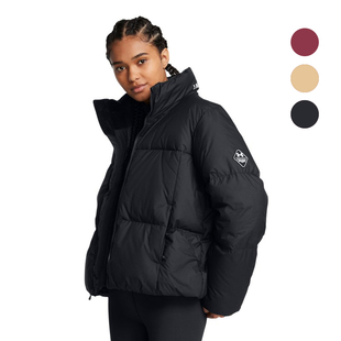 24新款UA安德玛女子羽绒服Limitless鸭绒立领运动棉羽外套1384648