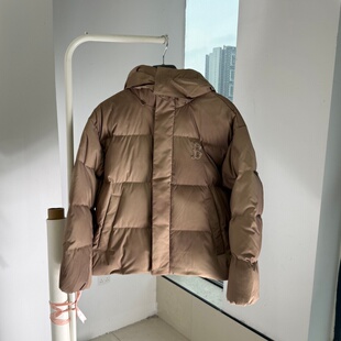 MLB情侣羽绒服男女NY刺绣晕染风连帽运动棉羽外套3ADJB1556 25新款