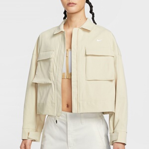 Nike耐克外套女短款工装运动夹克