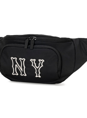24新款MLB情侣斜挎包男女NY胸包腰包单肩挎包休闲运动包3AHSM054N