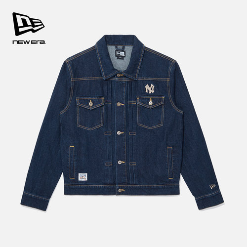 NewEra纽亦华男女NY翻领牛仔外套
