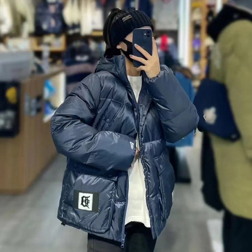 纽亦华男女NY连帽保暖羽绒服