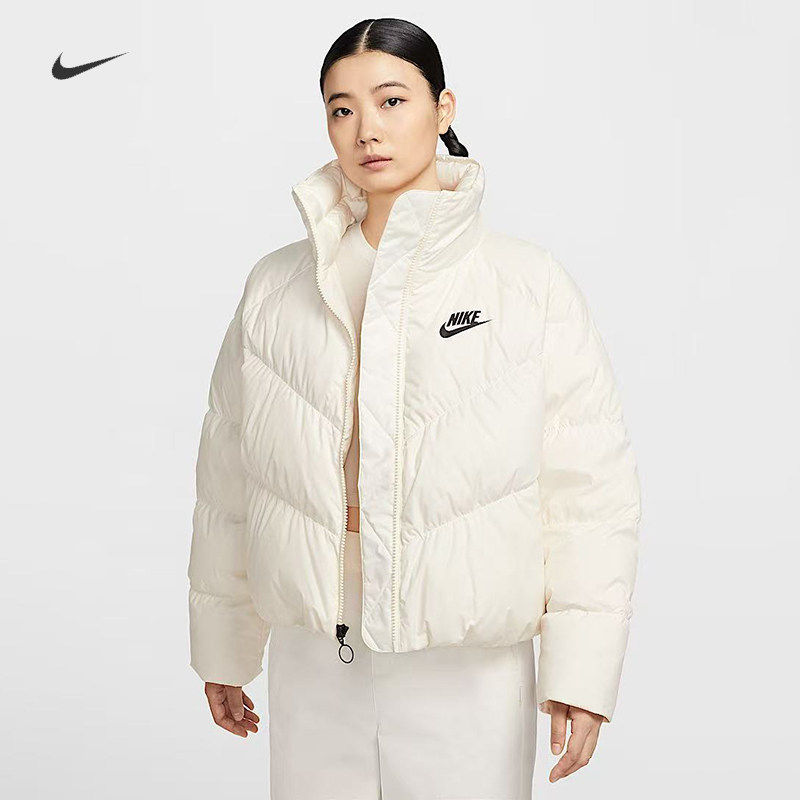Nike耐克女子立领短款羽绒服