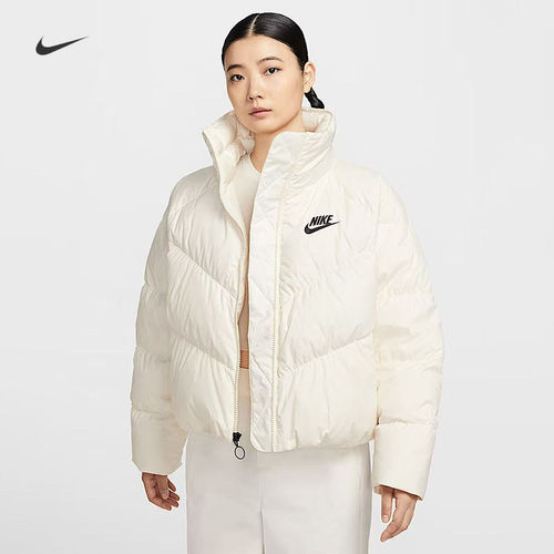 Nike耐克女子立领短款羽绒服