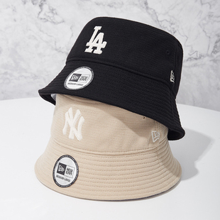 24新款NewEra纽亦华MLB渔夫帽男女NY加绒走边帽运动盆帽14384934