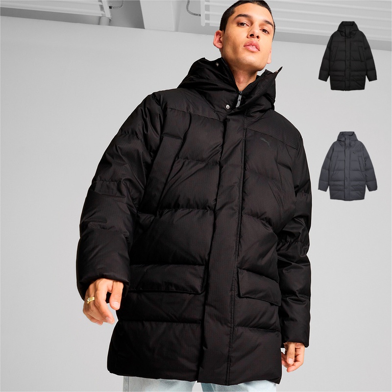 PUMA彪马男保暖中长款运动羽绒服