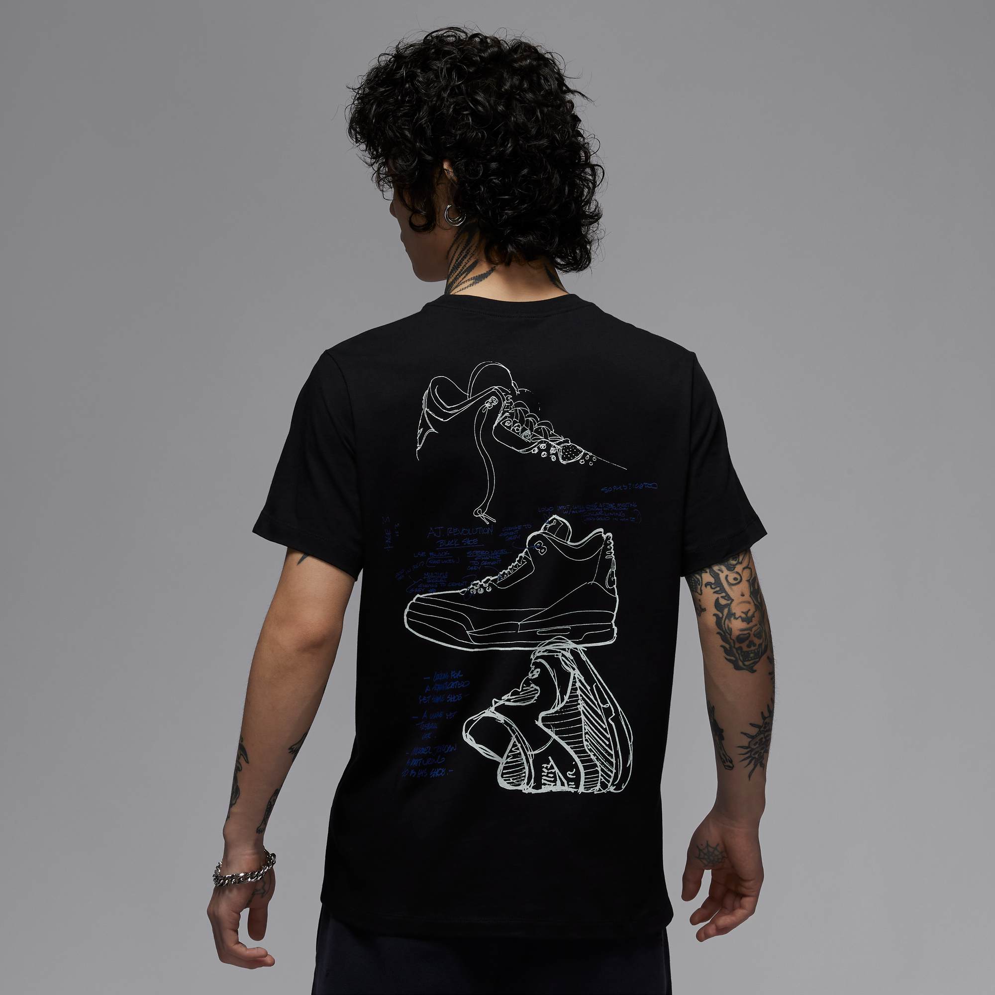 Jordan男子针织纯棉圆领短袖