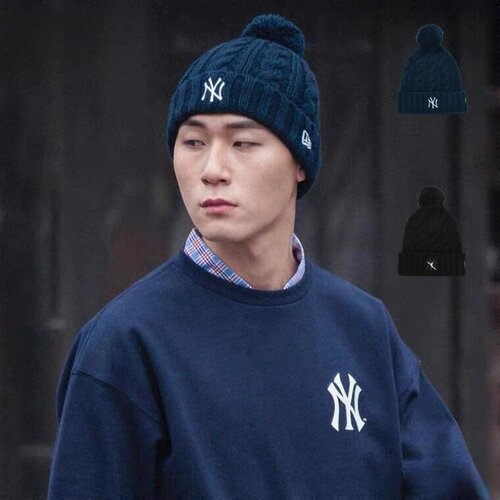 纽亦华男女NY保暖毛线帽运动帽