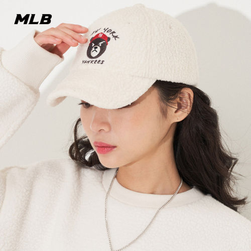 MLB男女棒球帽保暖运动鸭舌帽