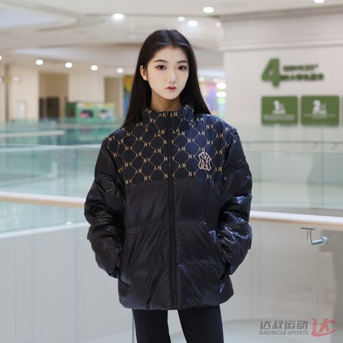 MLB男女可拆卸立领运动羽绒服