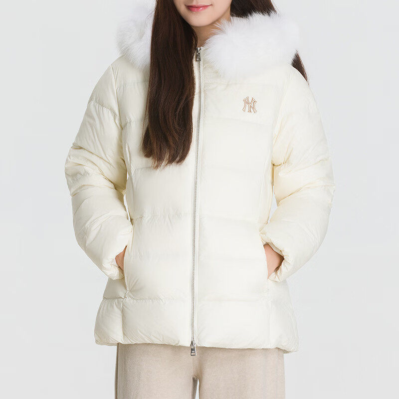MLB羽绒服女子修身鹅绒保暖外套