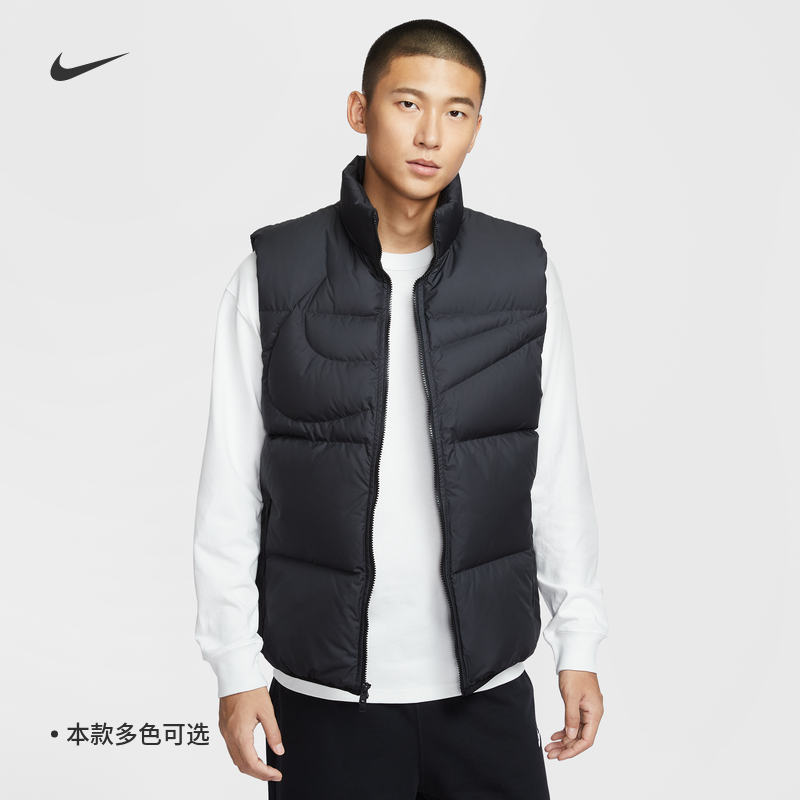 25新款Nike耐克男子羽绒马甲THERMA-FIT防泼水运动棉羽背心IH2369