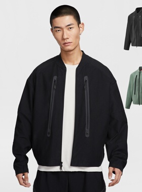 25新款Nike耐克外套男子TECH SHORI宽松休闲梭织运动夹克HV0952