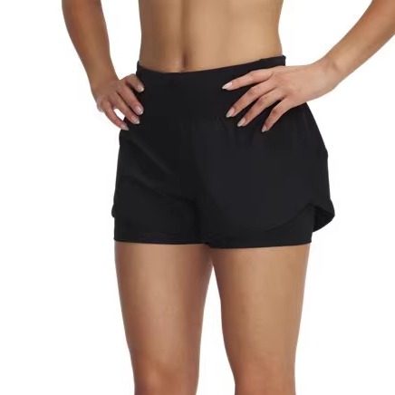 UA安德玛女子二合一运动短裤