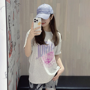 Jordan25新款Nike耐克短袖女子字母印花针织纯棉运动T恤IB7035