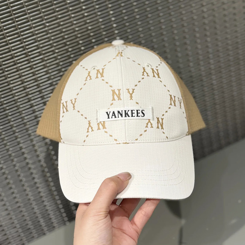 MLB男女NY钻石老花网面棒球帽