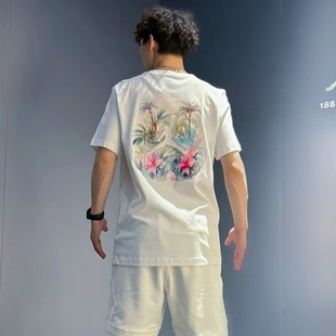 Jordan25新款Nike耐克短袖男子AJ乔丹飞人印花纯棉运动T恤IB7521