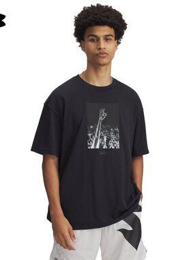 25新款UA安德玛男子短袖库里CURRY高克重篮球圆领运动T恤1390403