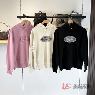 25新款MLB情侣卫衣男女NY字母老花印花连帽运动套头衫3AHDM0654