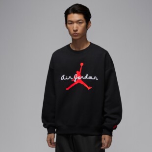 Jordan26新款 IF1846 Nike耐克男子卫衣加绒圆领柔软休闲运动套头衫