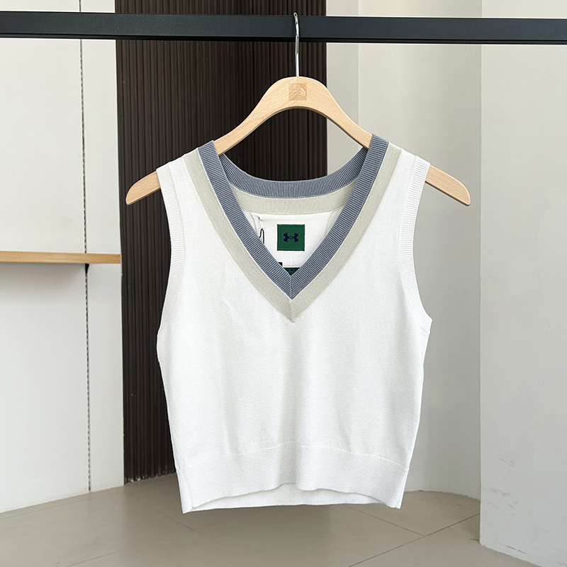 UA安德玛女子针织高尔夫运动背心