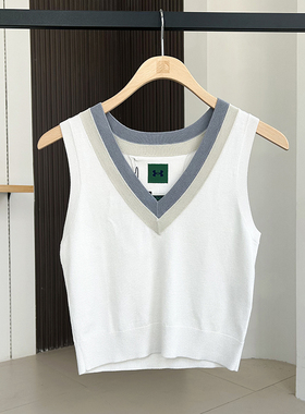 25新款UA安德玛女子Premier Sweater针织高尔夫运动背心1388699