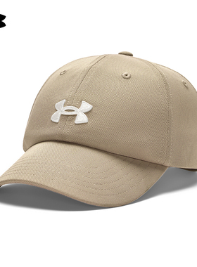 25新款UA安德玛女子棒球帽Blitzing可调节遮阳运动鸭舌帽1376705