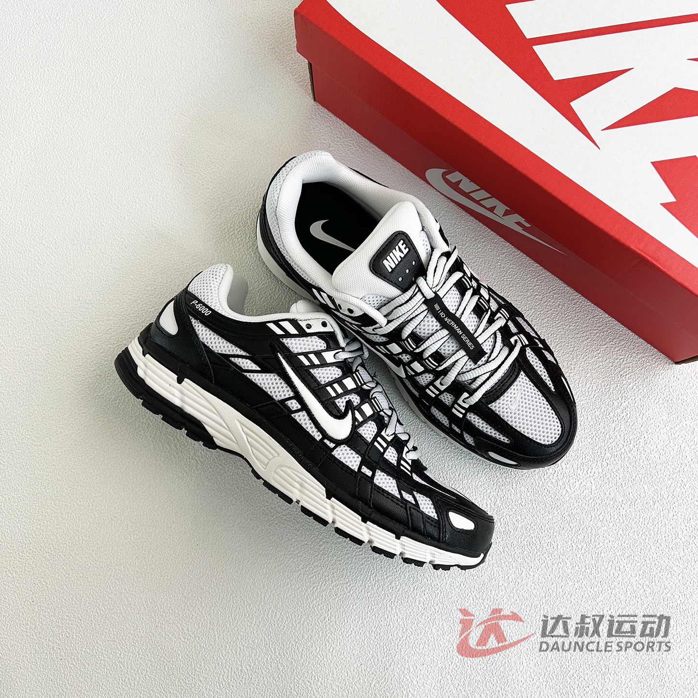 Nike耐克女子P-6000网眼运动鞋