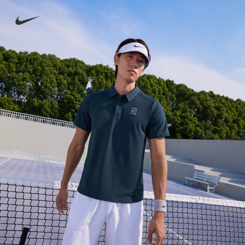 25夏季NIKE耐克DRI-FIT男女短袖速干翻领POLO衫情侣网球T恤FZ6908