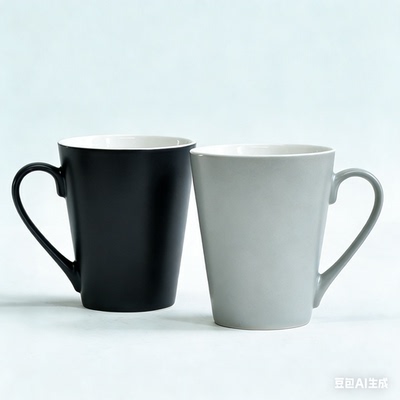 哑光马克杯陶瓷极简酒店