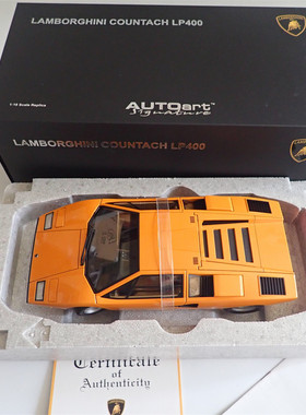 AUTOart奥拓1：18Lamborghini兰博基尼塔什LP400合金汽车模型成品