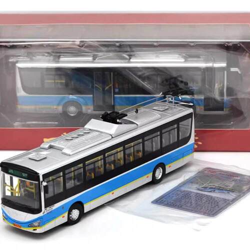 北京公交118路无轨电车巴士模型