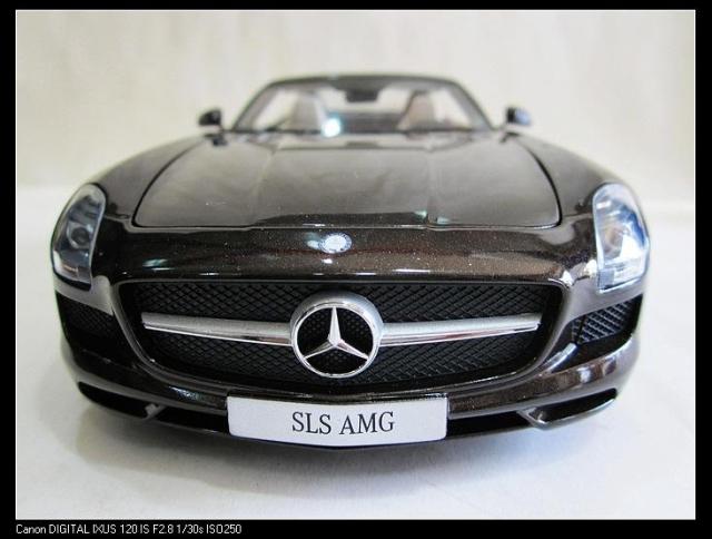 原厂1:18 奔驰 MERCEDES BENZ SLS AMG 敞棚合金汽车模型轿车成品