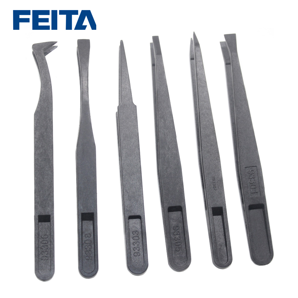 93301-8防静电黑色塑料镊子夹子无尘净化塑胶碳纤维手动夹持工具|msdalam kategori perkakasan/alat, Alat-alat tangan, memegang Tools, Lain Tools Holding - dari Buy2taobao.com untuk memberikan perkhidmatan ejen Taobao profesional membeli