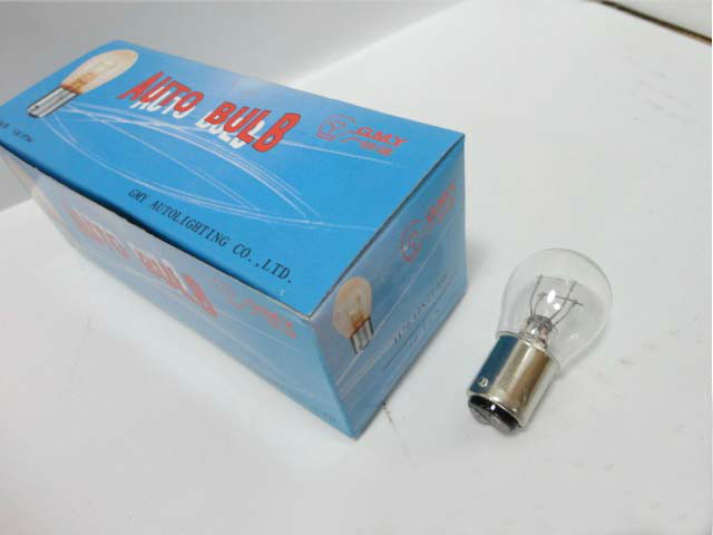 汽车灯泡|广美源 1016灯泡 12V/21/5W双丝高低脚有色灯泡