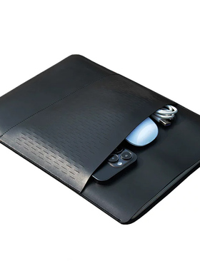 适用2021-2025款M5苹果macbookair保护套m2皮套m1pro笔记本电脑包内胆包14寸13.6/13.3寸商务双层配件收纳袋