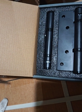 夏纳5寸平板合页阻尼缓冲型5寸5330正标合页弹簧合页2片装黑色