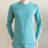 秋衣单件上衣保暖内衣男款 纯棉冬季 抗静电新款 男士 内穿宽松打底衫