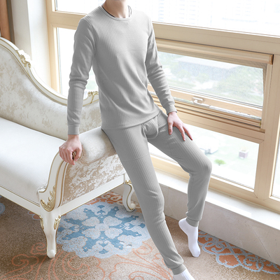 男士保暖衣套装加绒加厚秋衣秋裤