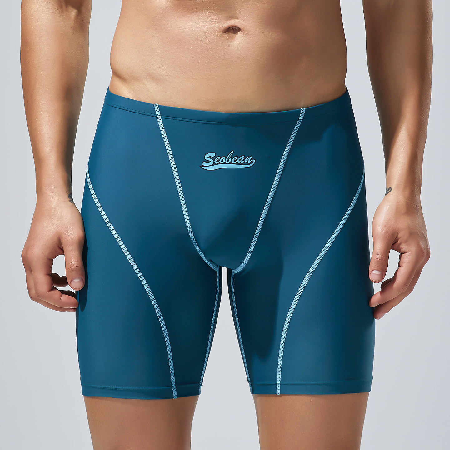 男士泳裤男款2025新款防尴尬长款