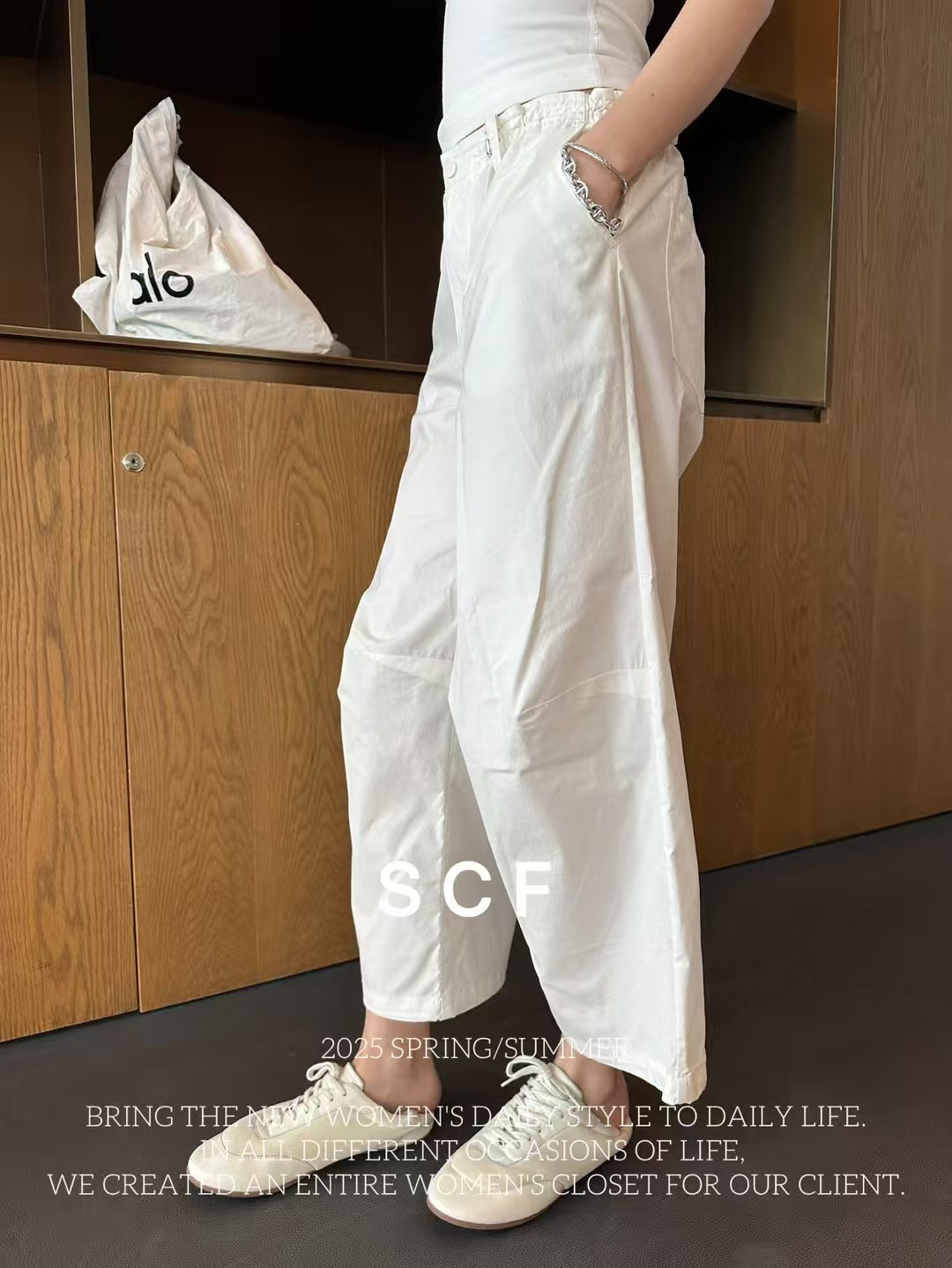 欧洲站2025小众设计师夏季新款时尚薄款百搭显瘦工装阔腿裤休闲裤
