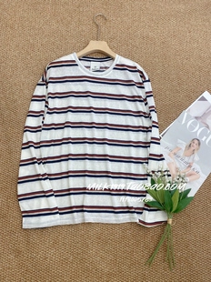 Anisya复古条纹松弛长袖 T恤上衣 2026春夏新款 欧洲站小众设计师款