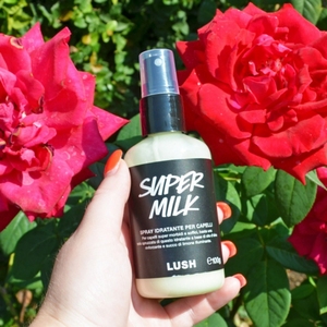 现货LUSH日本采购燕麦奶SuperMilk护发喷雾免洗滋润柔顺修复滋养