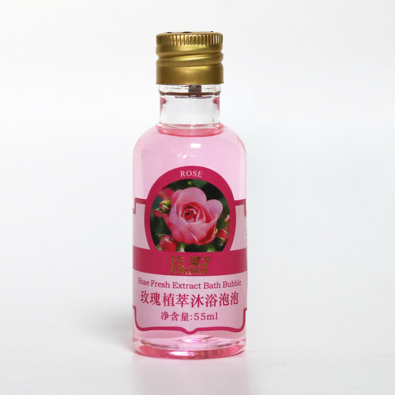 主题酒店玫瑰泡泡浴55ml旅行装多多泡泡买一送一泡澡浴液现货发售