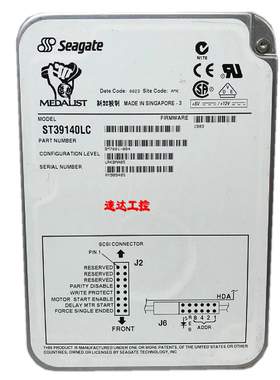 可开票Seagate希捷ST39140LC 9G 80针 SCSI工业服务器3.5寸硬盘