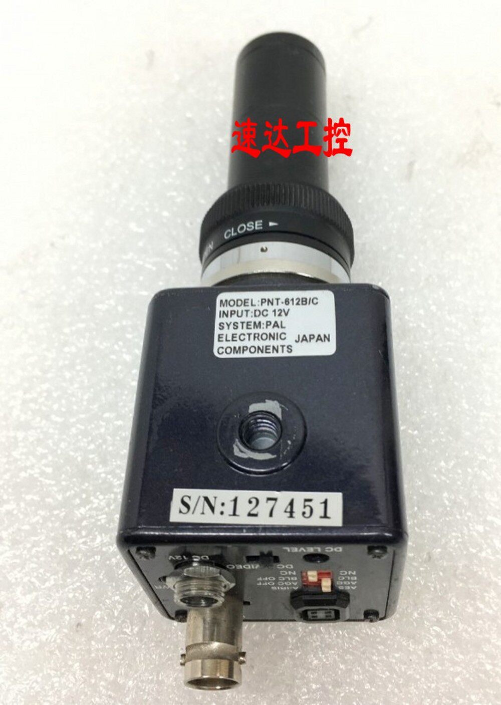 可议价pnt-612b/c pioneer工业医疗设备相机送2-88mm镜头现货实图