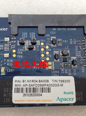 可开票宇瞻AP-SAFD25MPA032GS-M工业医疗设备32GSSDSATA固态硬盘